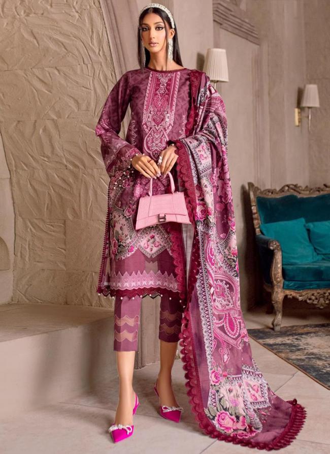 Pure Cotton Pink Eid Wear Digital Printed Pakistani Suit